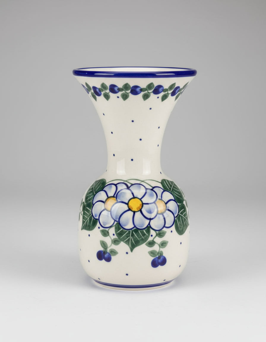 Polish Pottery Vase, WR Unikat, Primrose