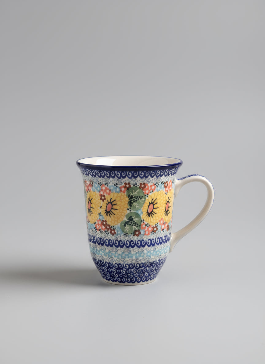 Polish Pottery Bistro Mug, Ceramika Art. U4202