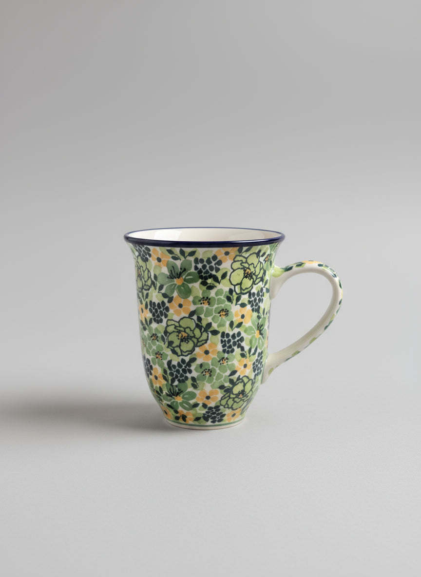 Polish Pottery Bistro Mug, Ceramika Art. U5019
