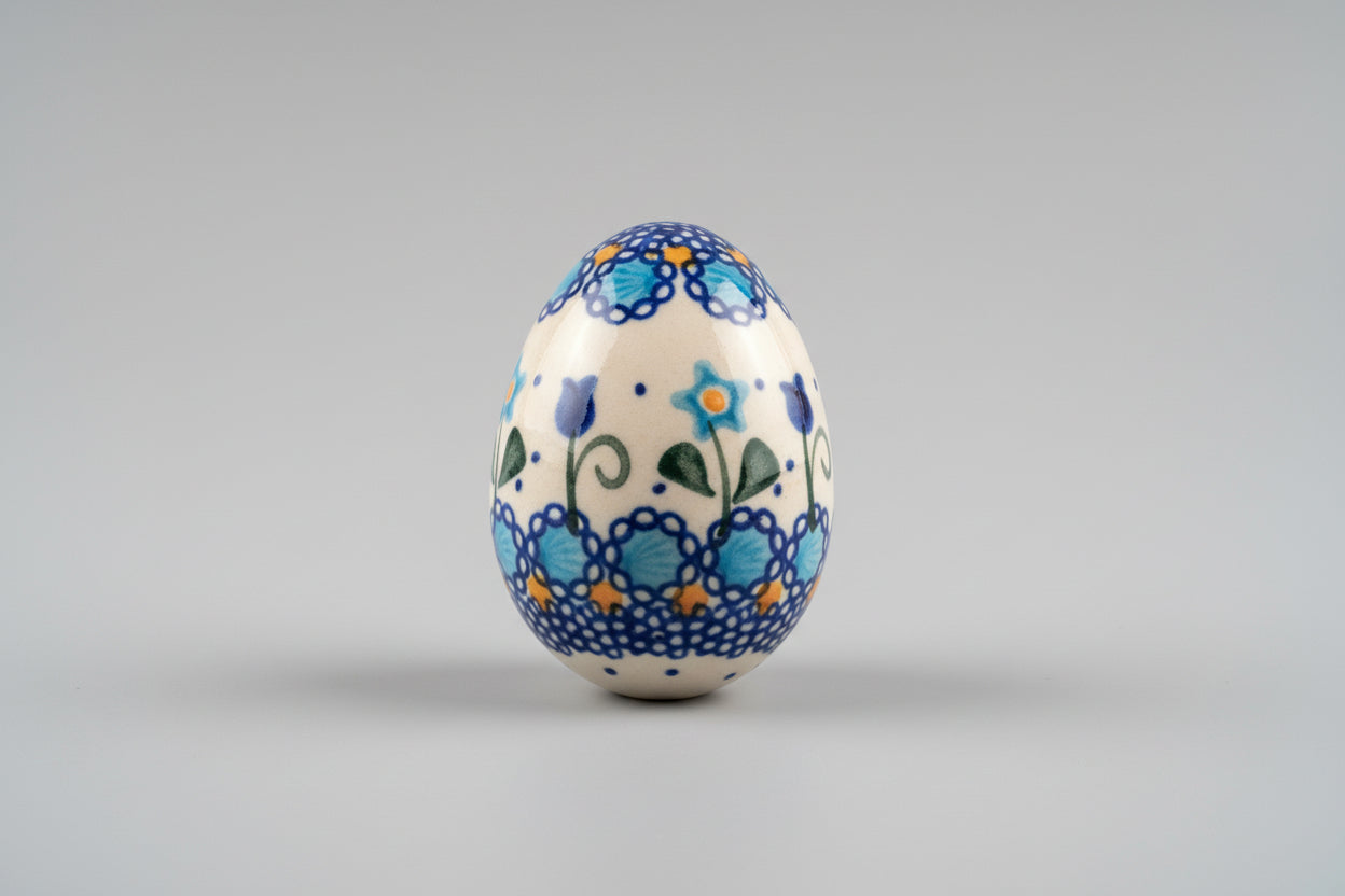 Vena Polish Pottery Egg, 3"