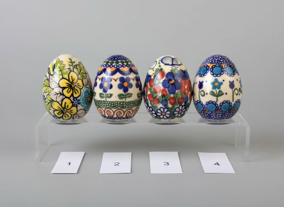 Polish Pottery Egg, Vena