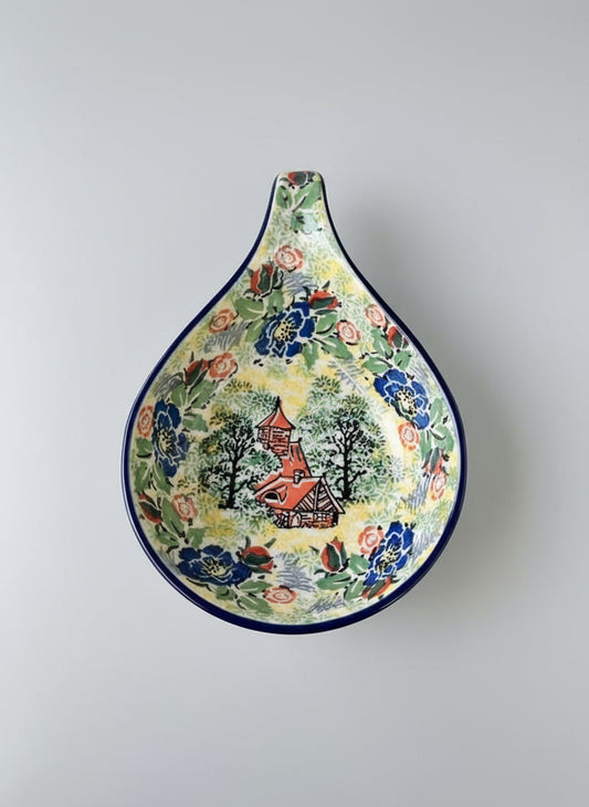 Polish Pottery Spoon Rest, Ceramika Art. U4054
