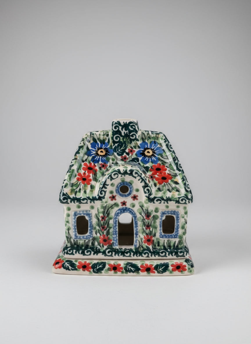 Polish Pottery House Luminary, Ceramika Art., U3280