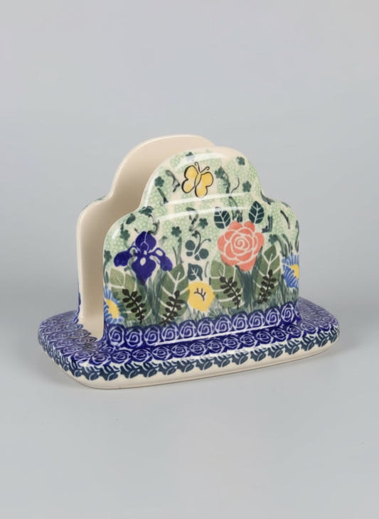 Polish Pottery Napkin Holder, Ceramika Art., U2387