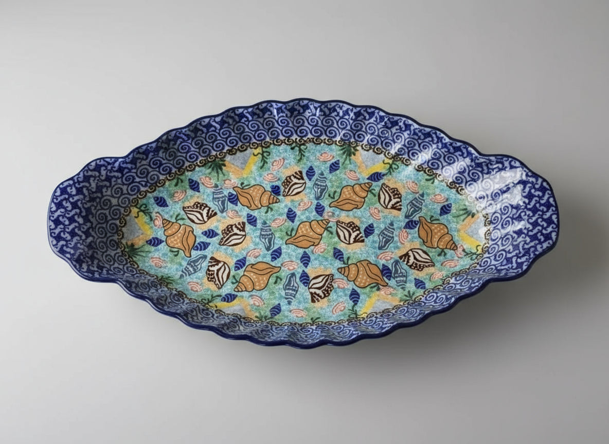 Polish Pottery Platter, Ceramika Art., U1899