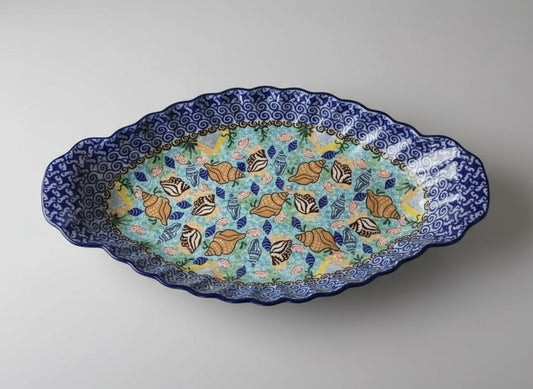 Polish Pottery Platter, Ceramika Art., U1899