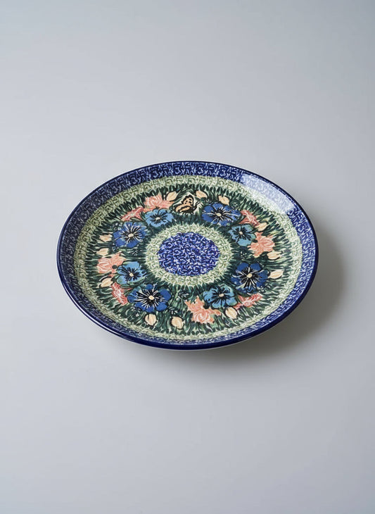 Polish Pottery Dessert Plate, Ceramika Art., U3751