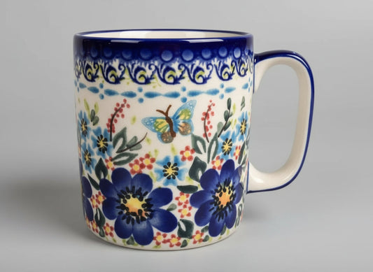 Polish Pottery Mug, Vena
