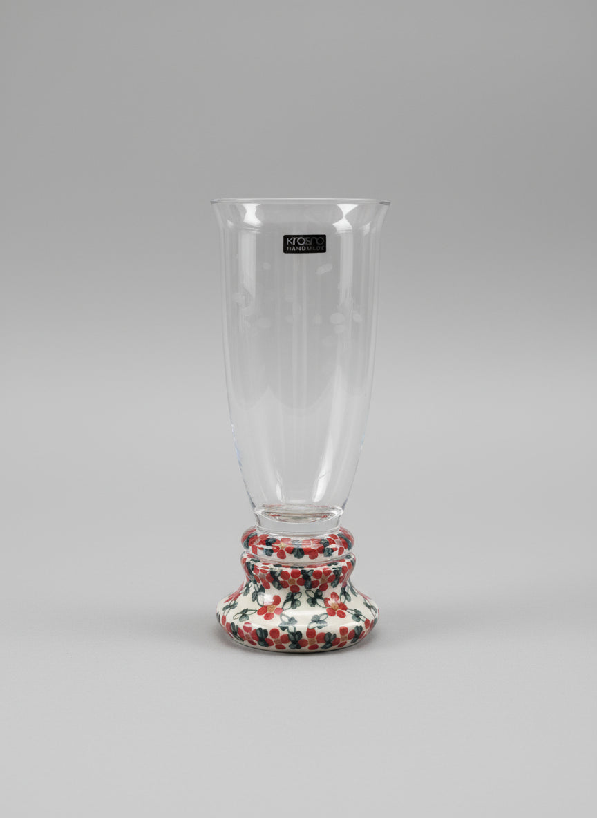Polish Pottery Beer Glass, 16 oz., ANDY