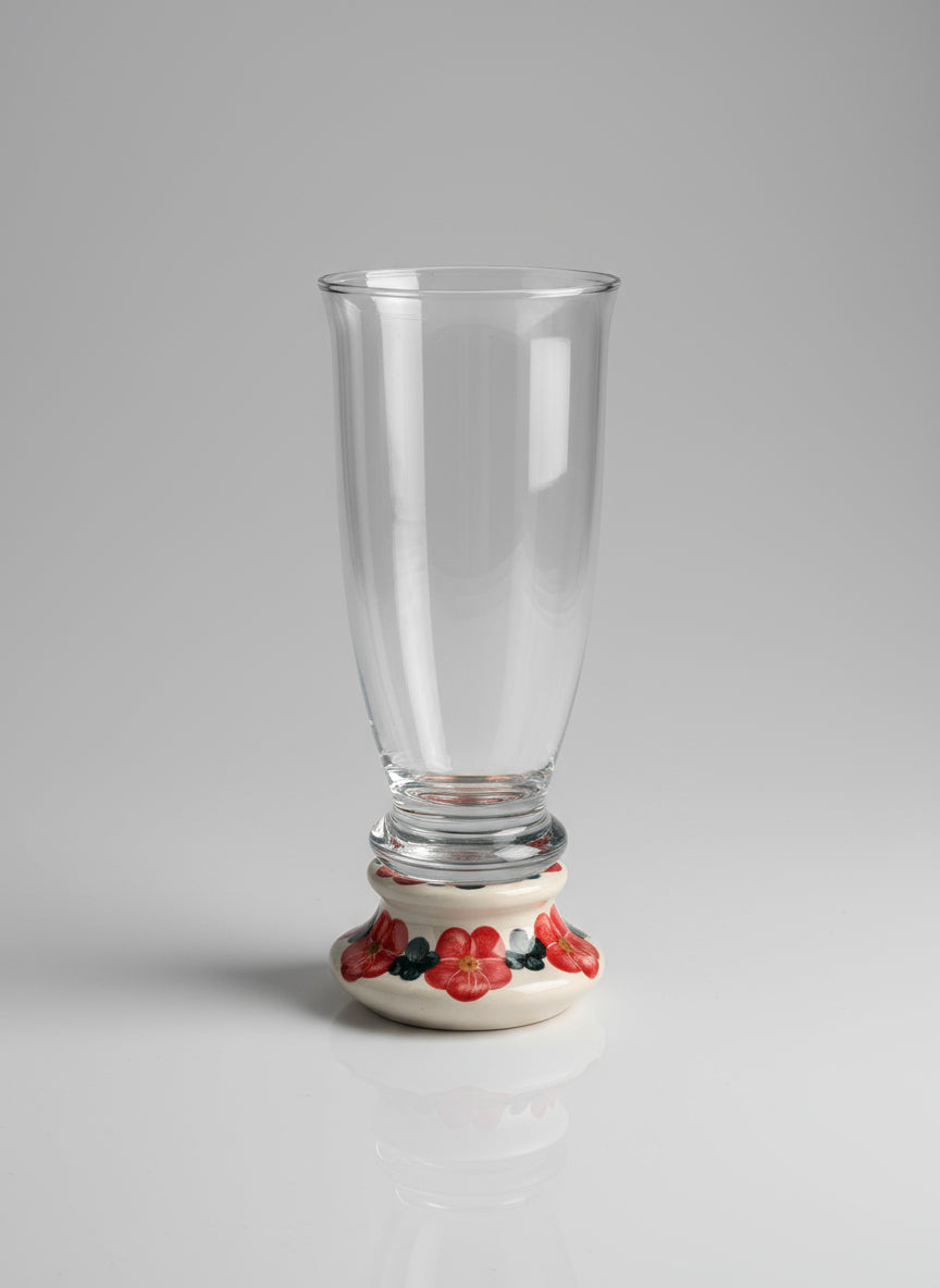Polish Pottery Beer Glass, 16 oz., ANDY