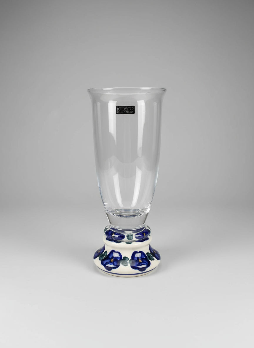 Polish Pottery Beer Glass, 16 oz., ANDY
