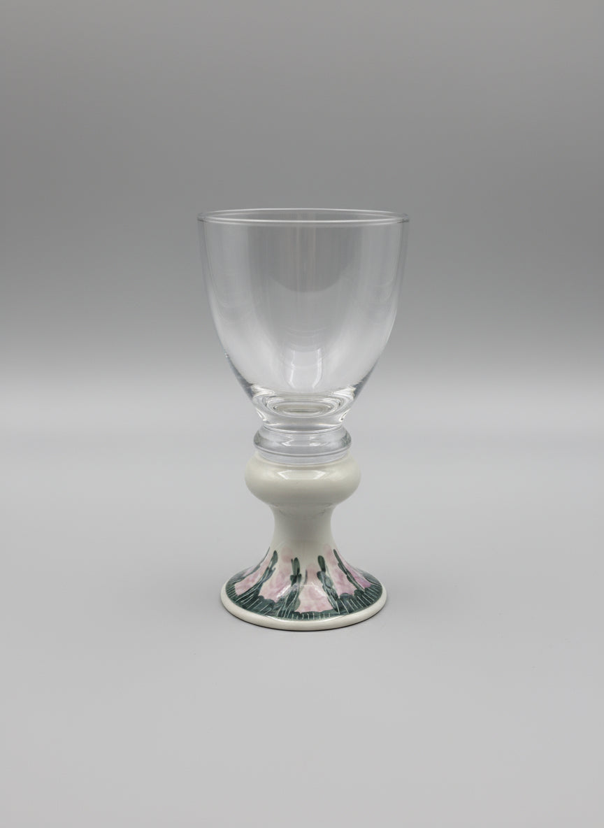 Polish Pottery Wine Glass, 12 oz., Andy