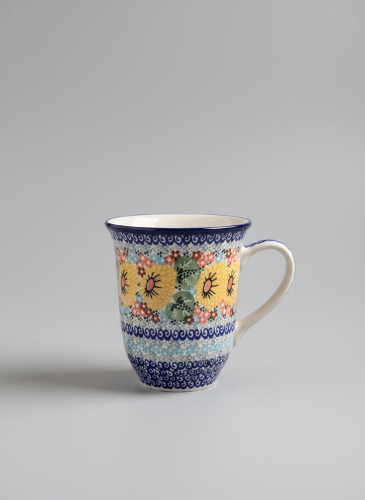 Polish Pottery Bistro Mug, Ceramika Art. U4202