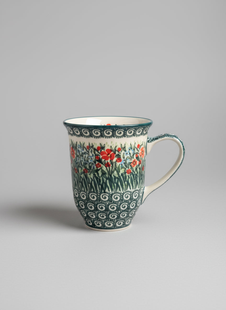 Polish Pottery Bistro Mug, Ceramika Art. U4336