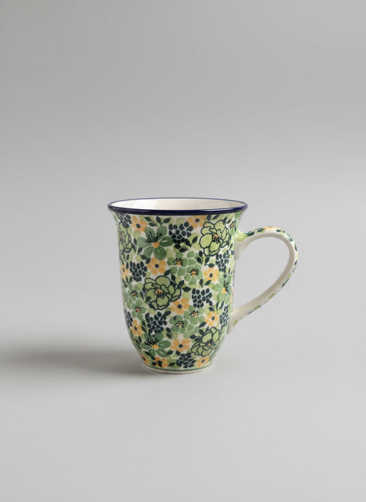 Polish Pottery Bistro Mug, Ceramika Art. U5019