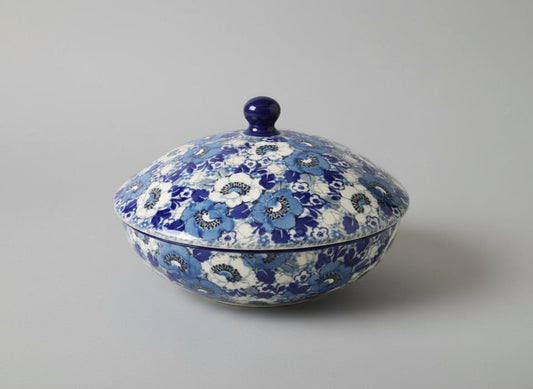 Polish Pottery Bowl with Cover, Ceramika Art. U4824
