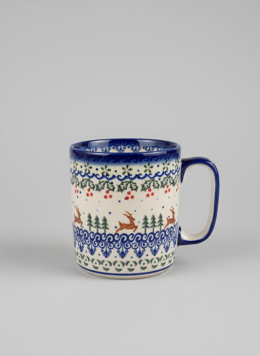 Vena Mug, Pine & Reindeer, 12 oz.