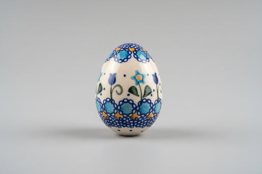 Vena Polish Pottery Egg, 3"