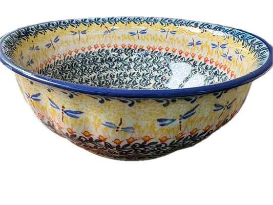 Polish Pottery Bowl - Manufaktura, Dragonfly