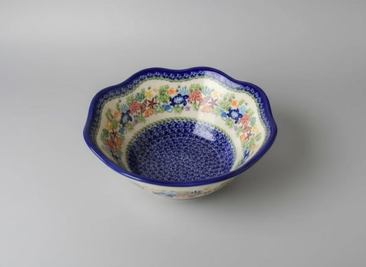 Polish Pottery Bowl - Kalich, Under the Sea